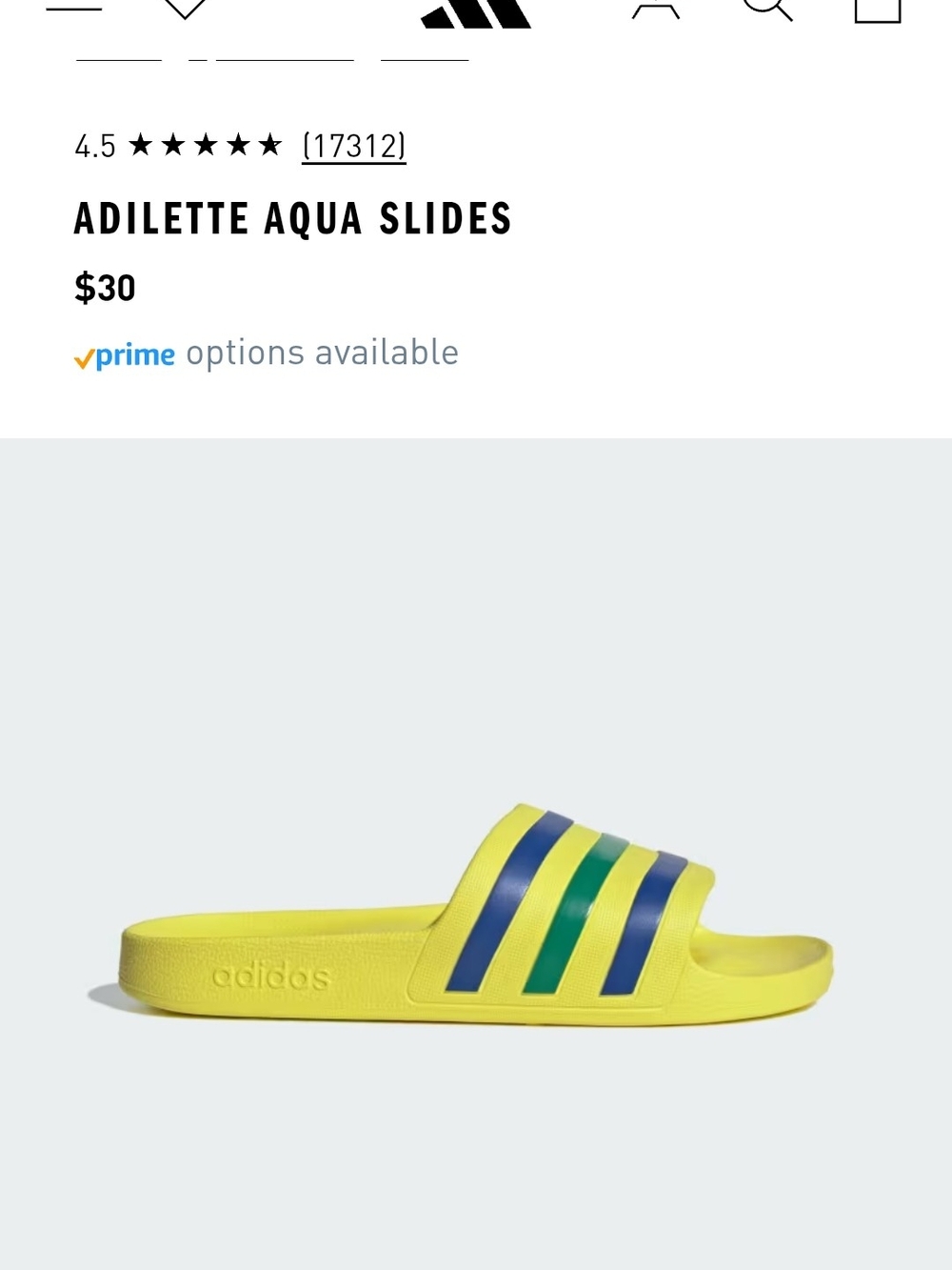 Adidas Adilette Aqua Slides